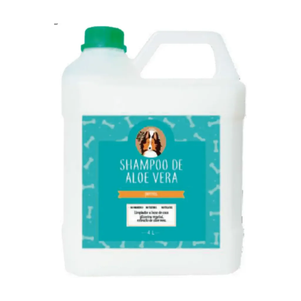 Shampoo Canino Biodegradable de Aloe Vera