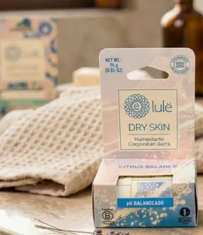 [DRSKCB] Dry Skin Lule, Humectante Corporal en Barra 100% Natural (Citrus Balance)
